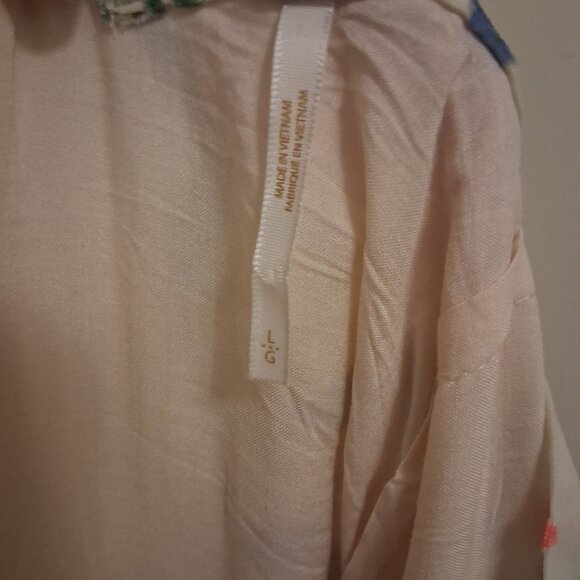 Free People Dress, White Floral, Size L - Picture 2 of 4